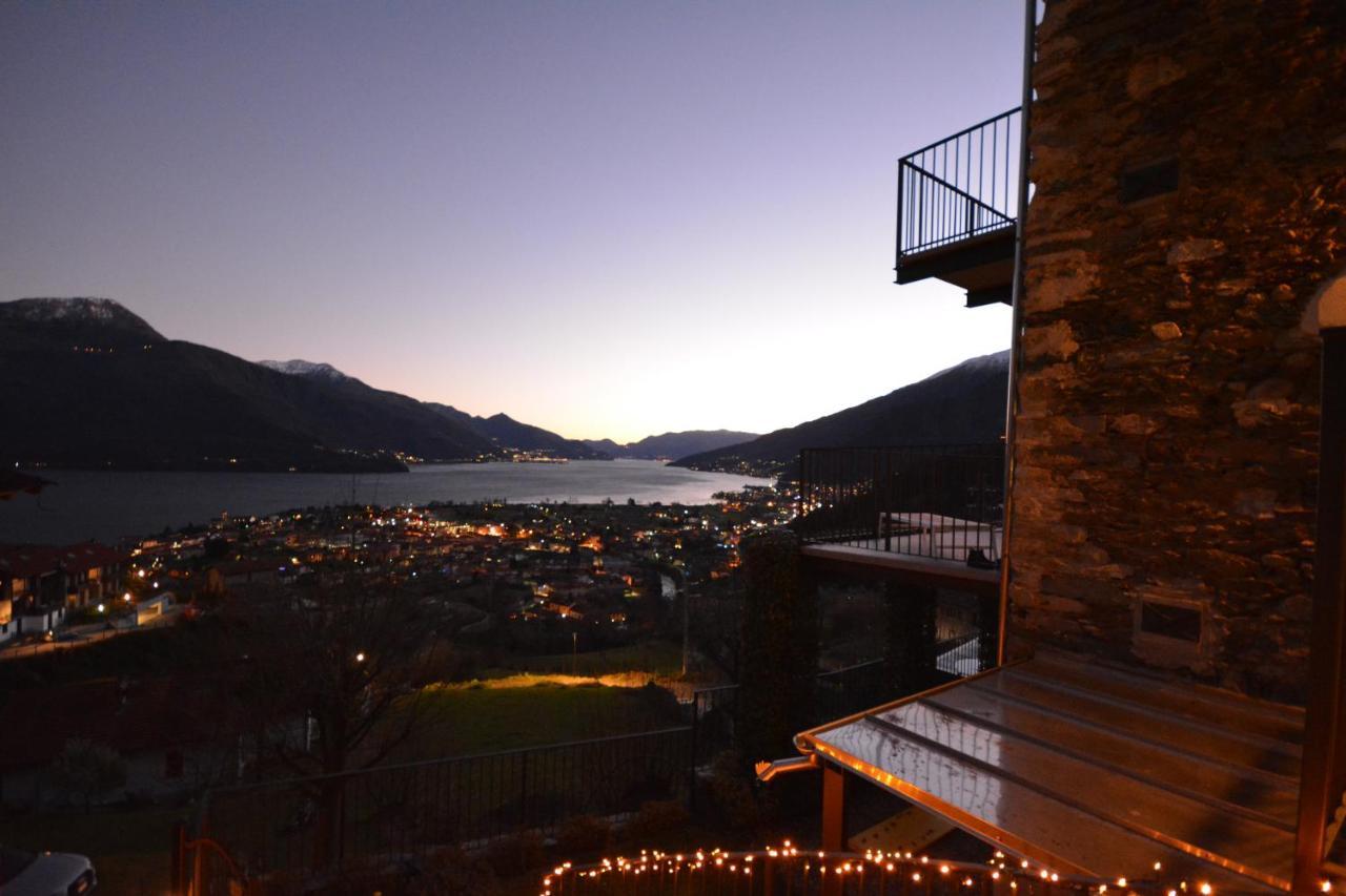 Casa Di Campagna Rosina Con Piscina E Vista Lago Gravedona Buitenkant foto